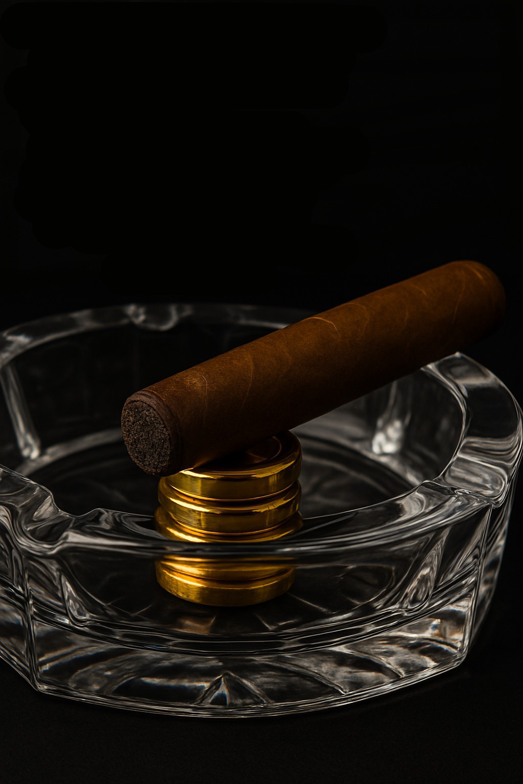 Cigar extinguished